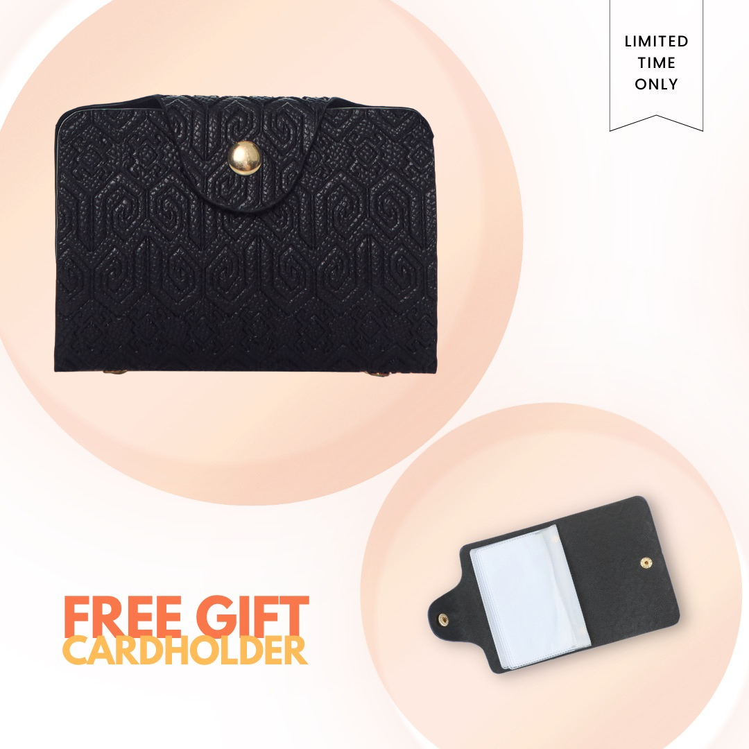 THE HERITAGE CROSSBODY BAG - LUXE BLACK (PRE-ORDER)