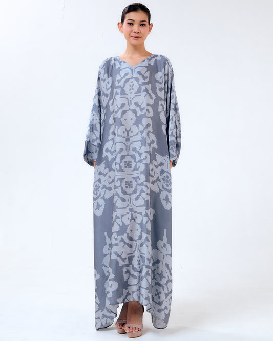 ABU KAFTAN WITH STRINGS - Grey