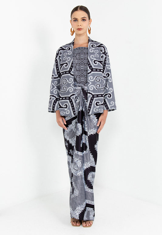 NITA KEBAYA - BLACK/PLATINUM