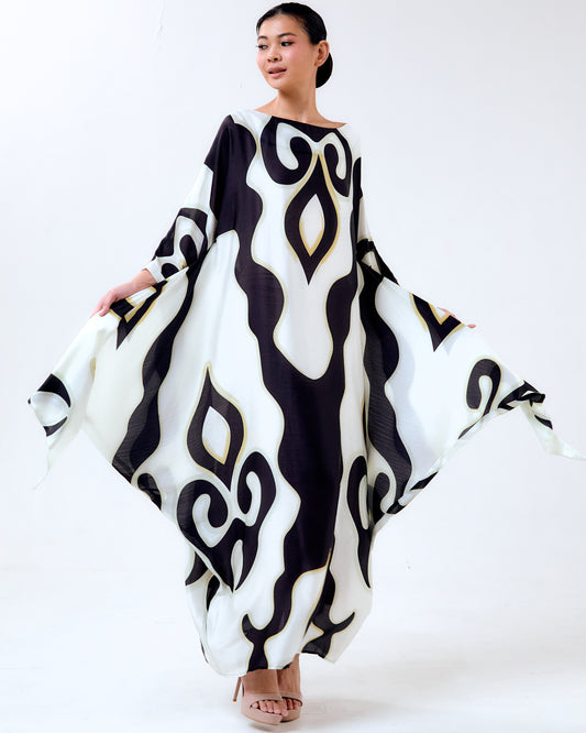 FREDDIE SIDE TIE KAFTAN - Black (Pre-Order)