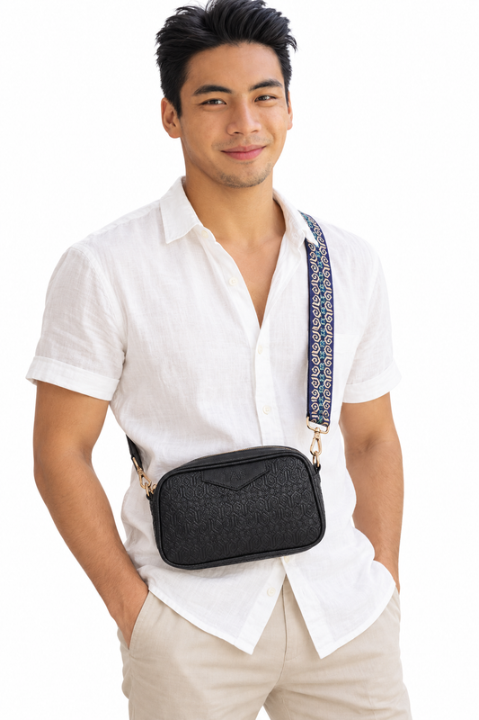 THE HERITAGE CROSSBODY BAG - LUXE BLACK (PRE-ORDER)