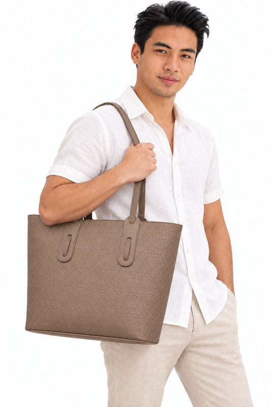 THE HERITAGE TOTE - FRENCH TAUPE (PRE-ORDER)