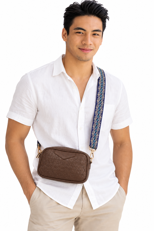 THE HERITAGE CROSSBODY BAG - TRUFFLE BROWN (PRE-ORDER)