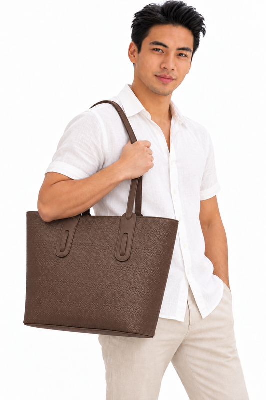 THE HERITAGE TOTE - TRUFFLE BROWN (PRE-ORDER)