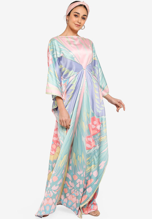 DELLA KAFTAN IN MUTED PINK - PINK