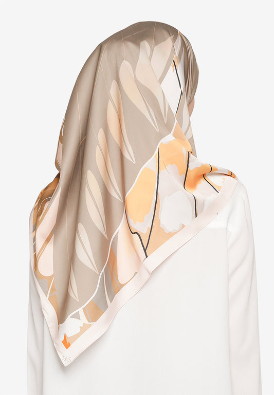 DELLA SCARF - BROWN