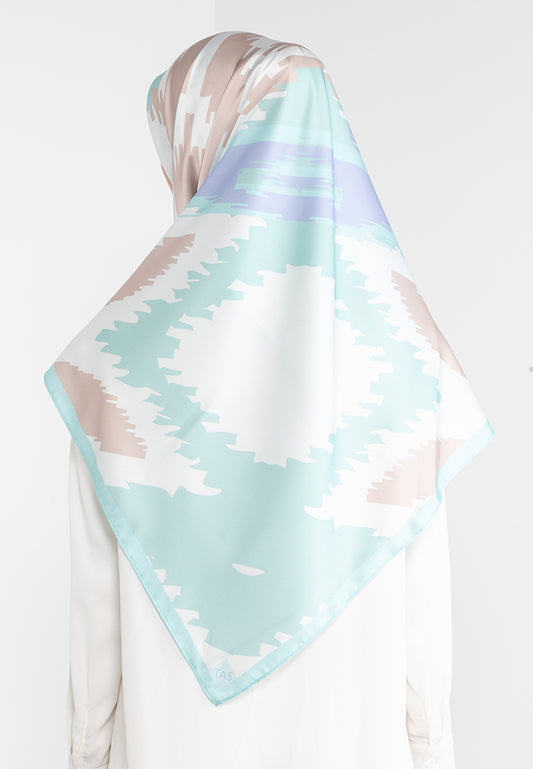 MELIA SCARF TURQUOISE PURPLE