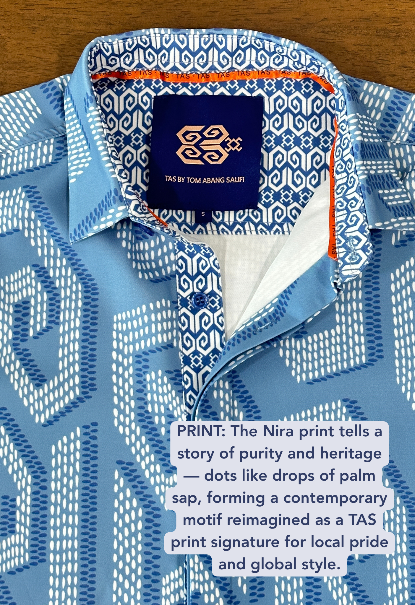 NIRA LONG SLEEVE SHIRT - Steel Blue