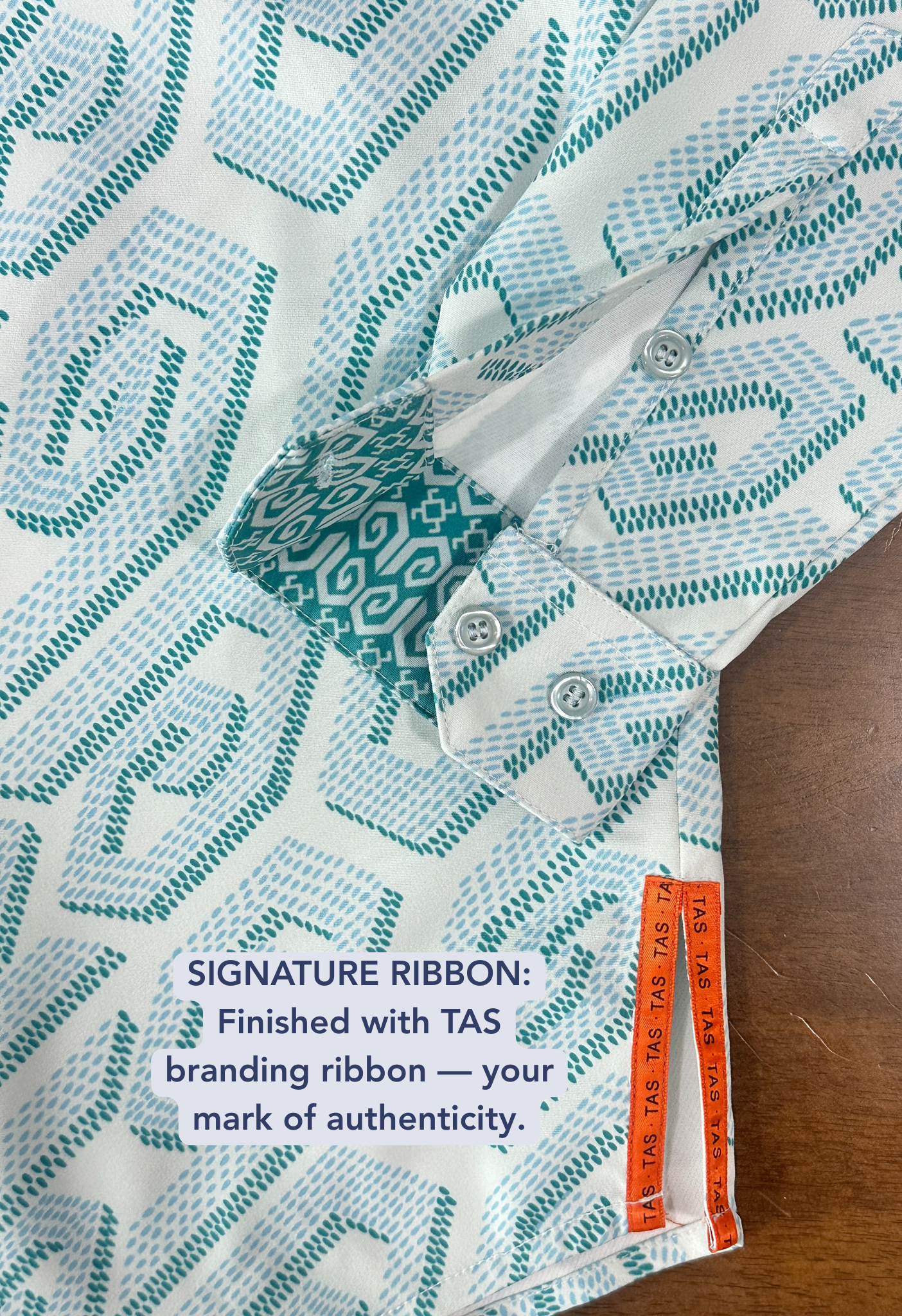 NIRA LONG SLEEVE SHIRT - Aqua Mint