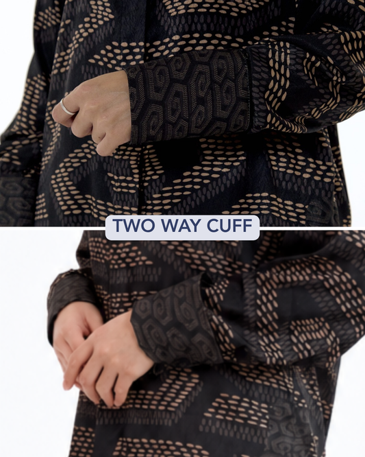 NIRA DAILY BLOUSE - BLACK