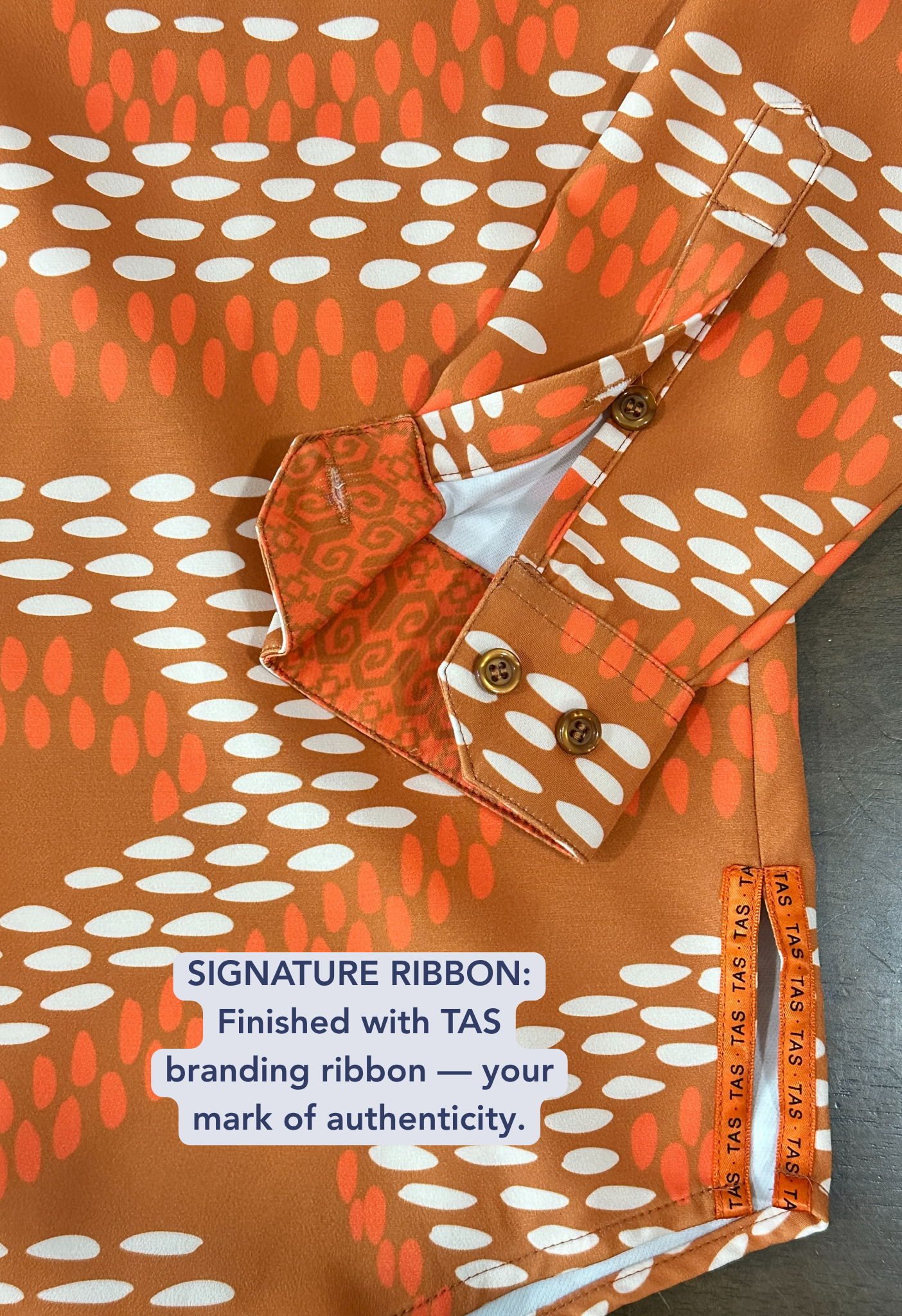 NIRA LONG SLEEVE SHIRT - Amber Orange