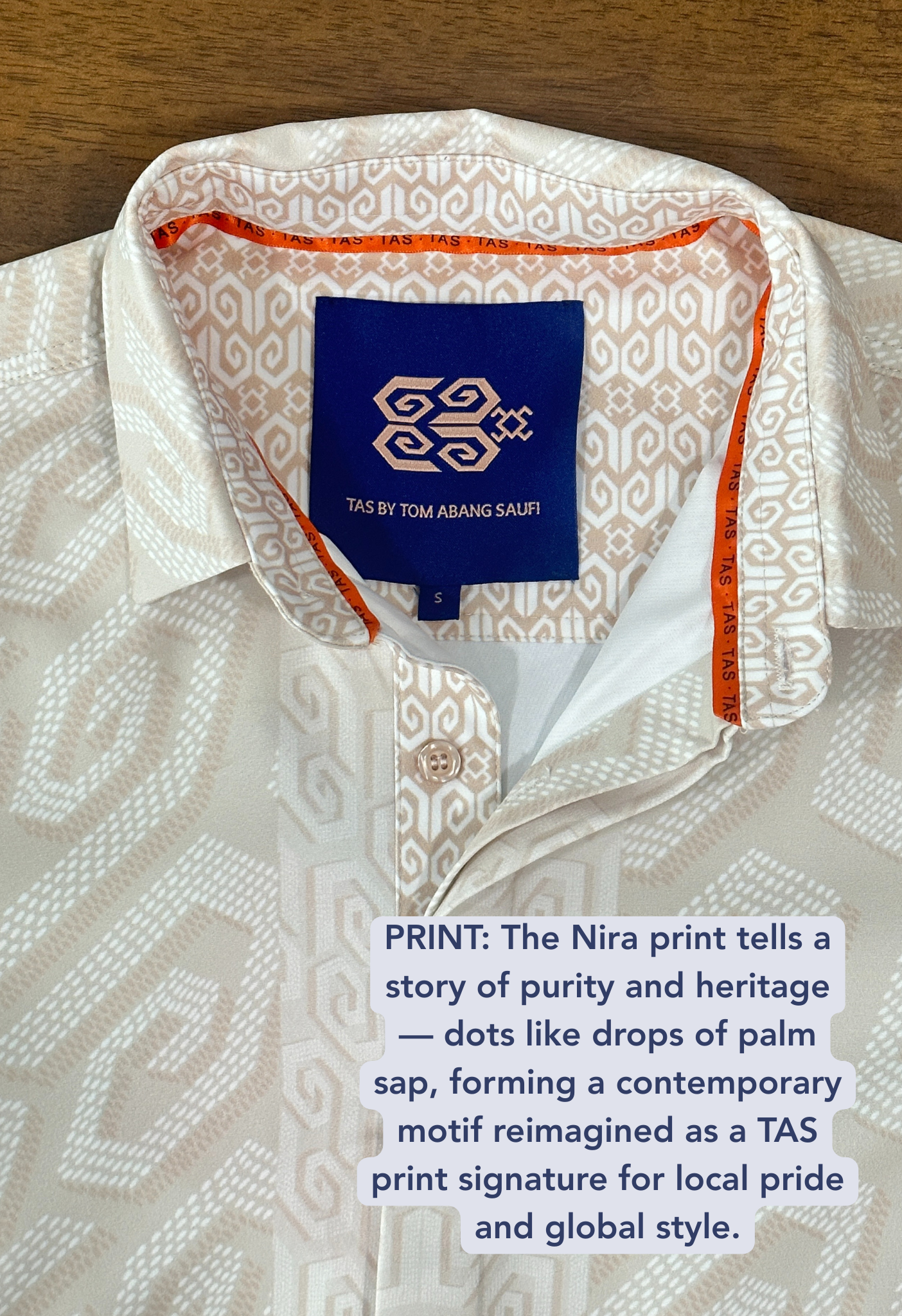 NIRA LONG SLEEVE SHIRT - Sand Beige