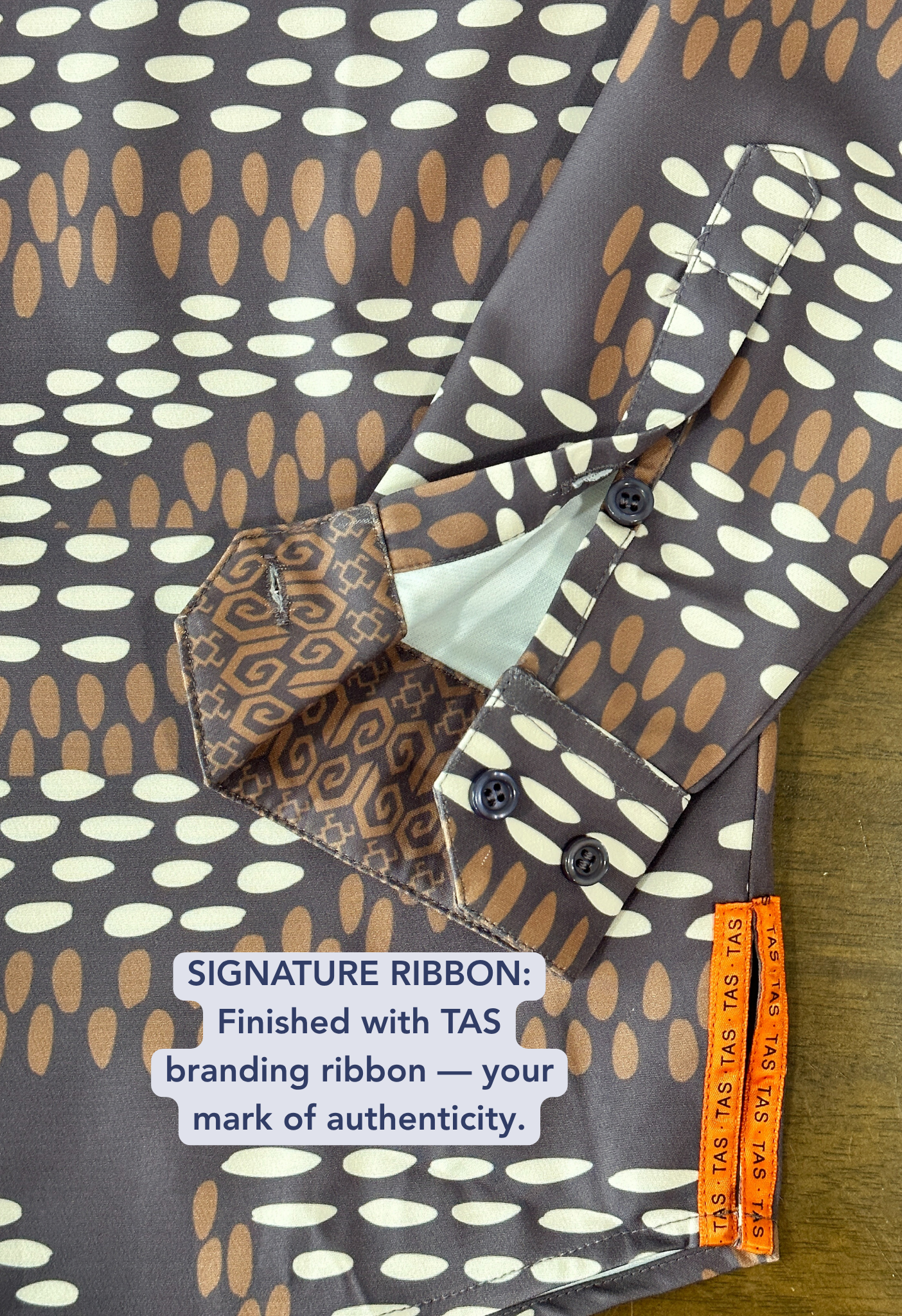 NIRA LONG SLEEVE SHIRT - Charcoal Brown