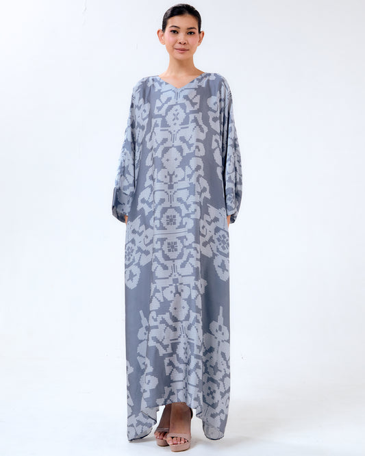 ABU KAFTAN WITH STRINGS - Grey (Pre-Order)