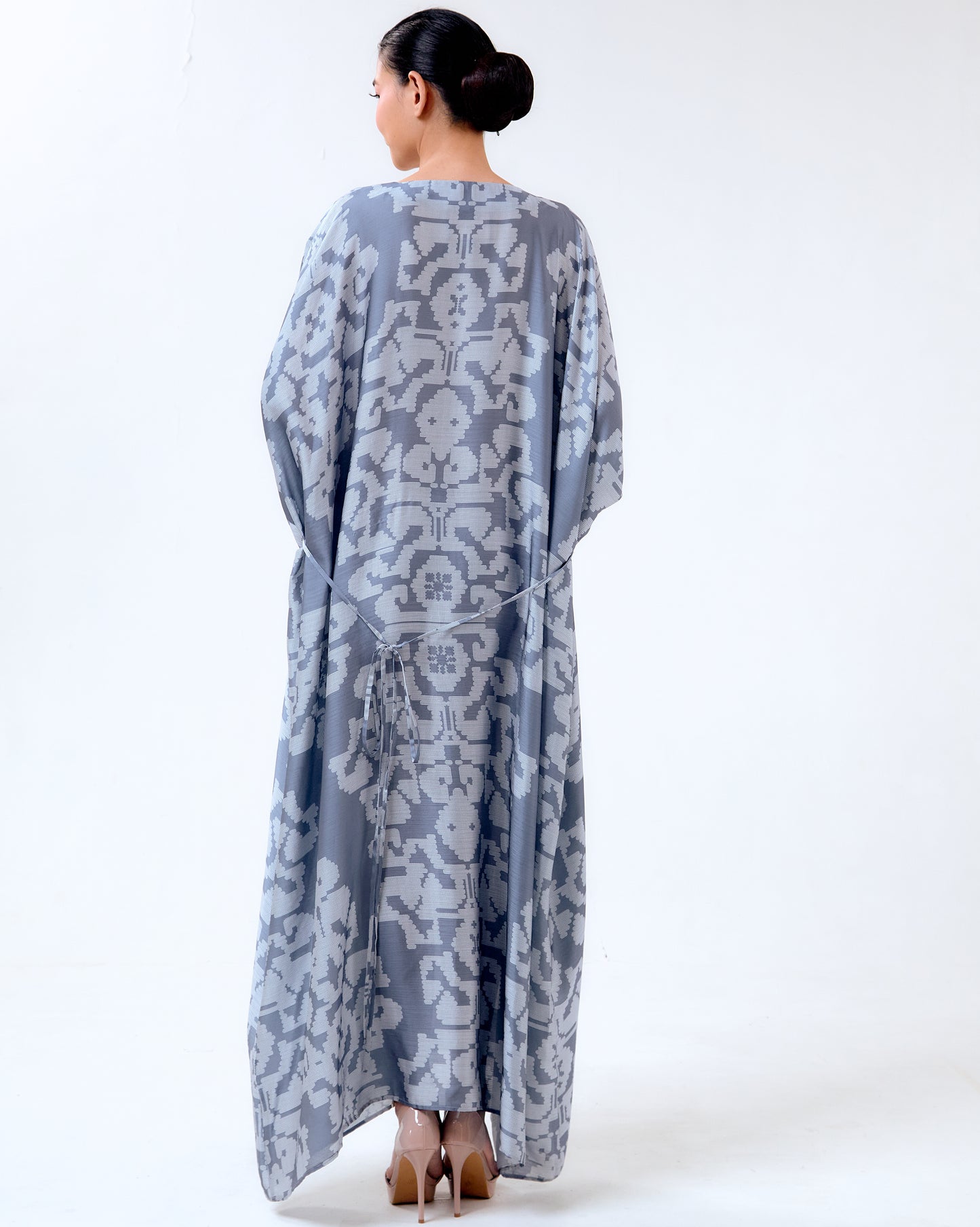 ABU KAFTAN WITH STRINGS - Grey (Pre-Order)