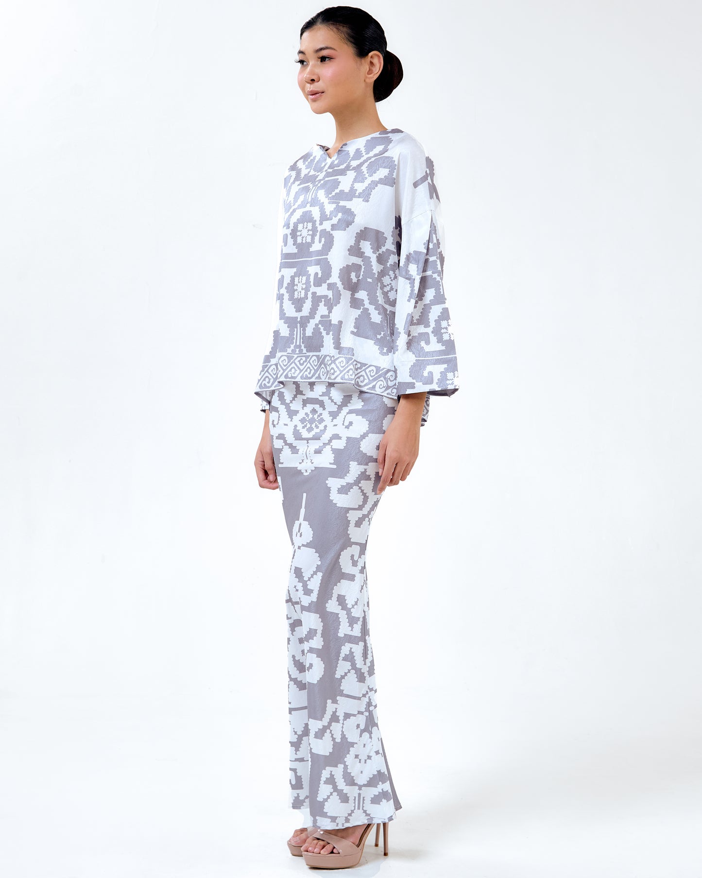 BULAN KURUNG - Grey (Pre-Order)