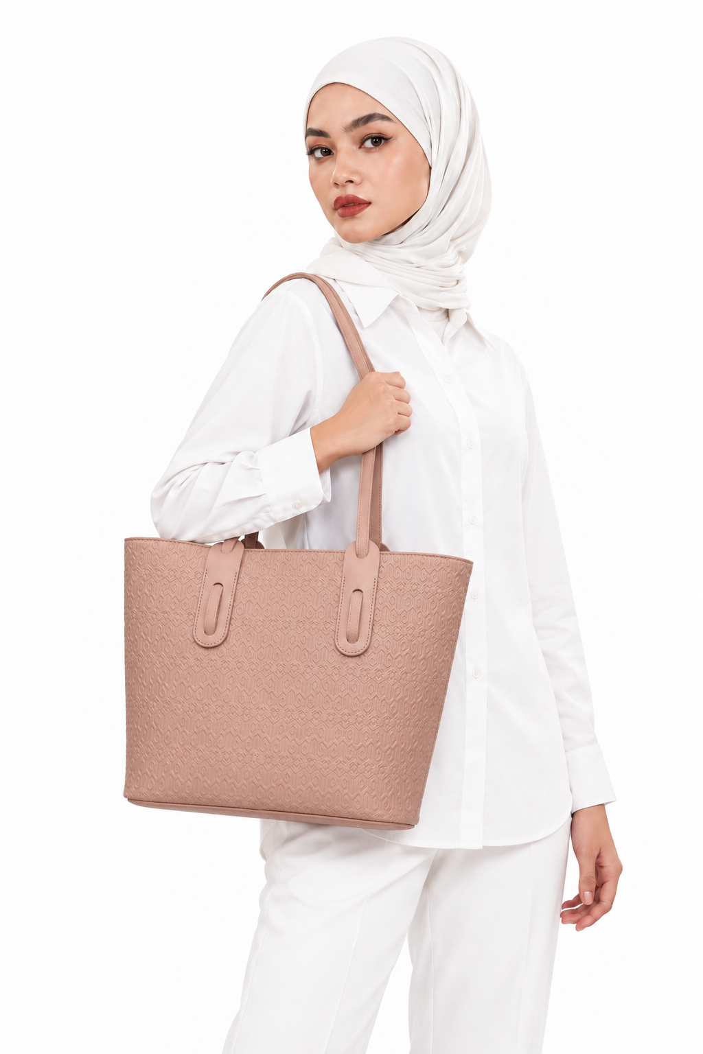 THE HERITAGE TOTE - PASTEL CLAY (PRE-ORDER)