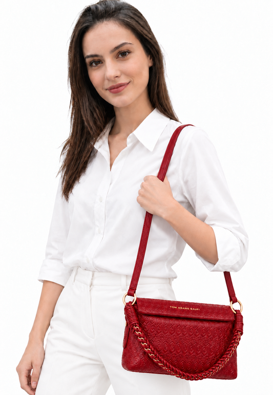 HERITAGE DAILY BAG - DAHLIA RED