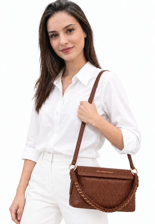 HERITAGE DAILY BAG - CHOCOLATE BROWN