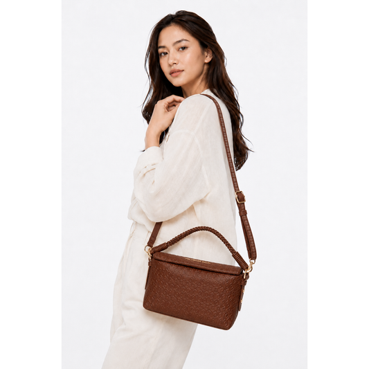 HERITAGE DAILY BAG - CHOCOLATE BROWN