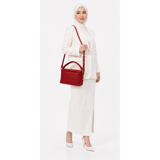 HERITAGE DAILY BAG - DAHLIA RED