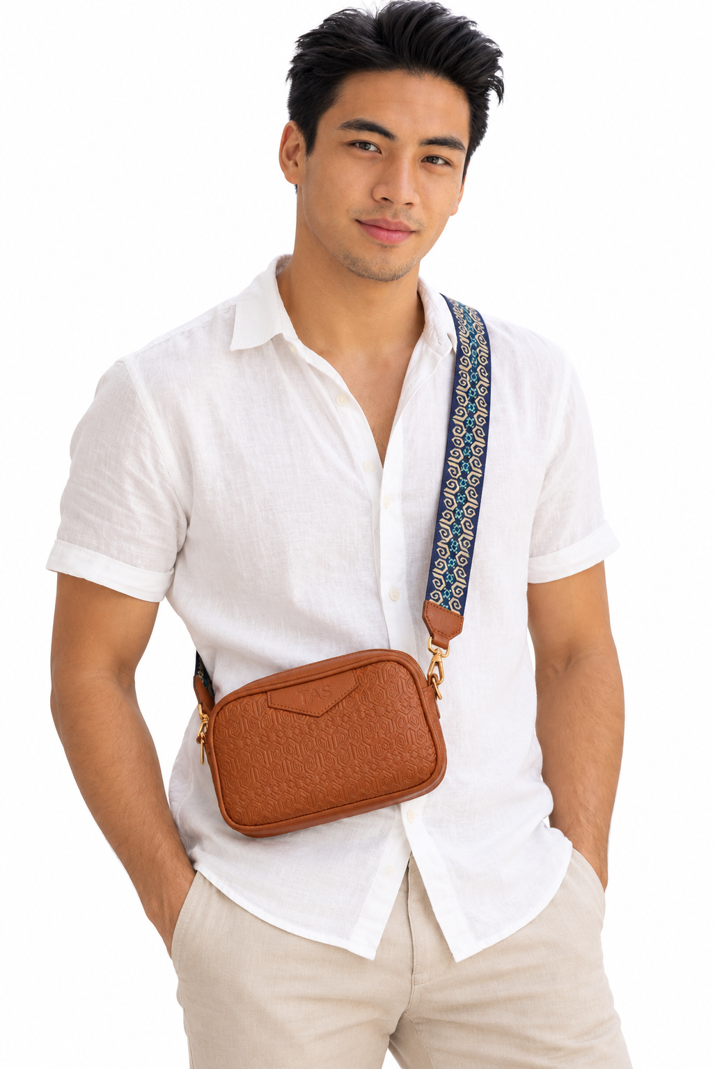 THE HERITAGE CROSSBODY BAG - EQUESTRIAN BROWN (PRE-ORDER)
