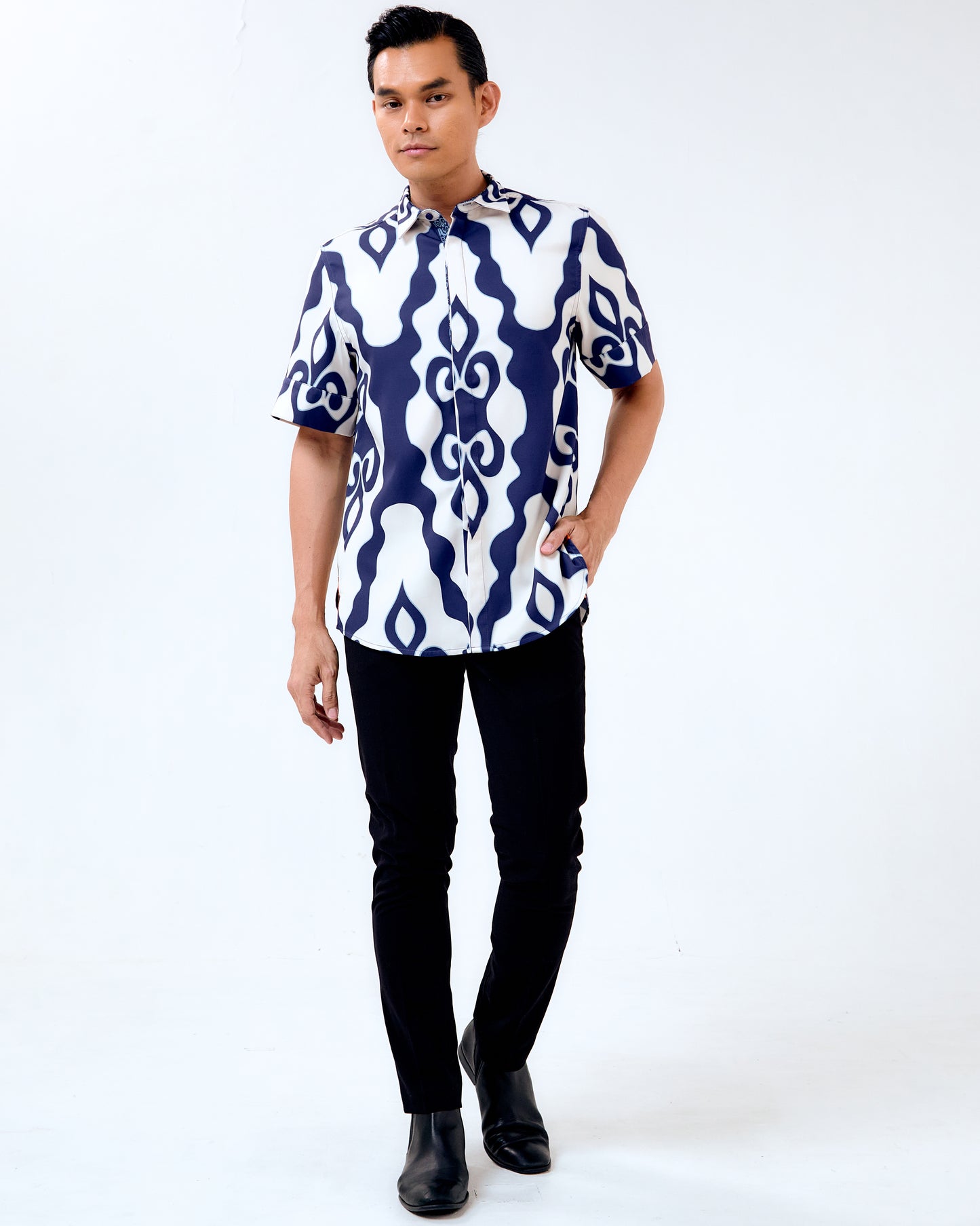 FREDDIE SHORT SLEEVE SHIRT - Blue (Pre-Order)