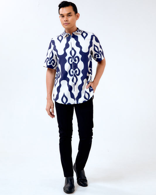 FREDDIE SHORT SLEEVE SHIRT - Blue (Pre-Order)