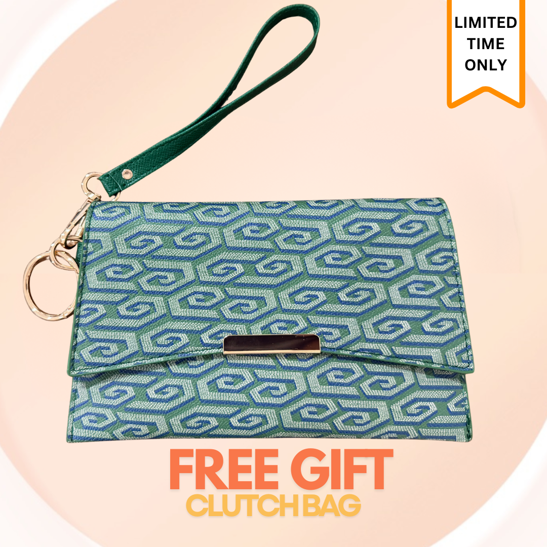 THE NIRA TOTE - PINE GREEN [REJECT]