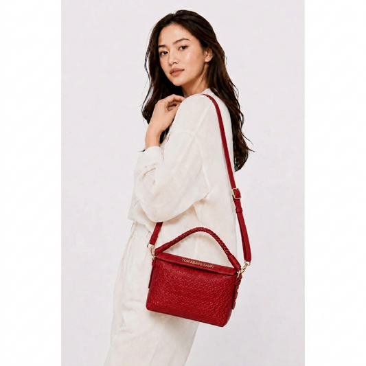 HERITAGE DAILY BAG - DAHLIA RED