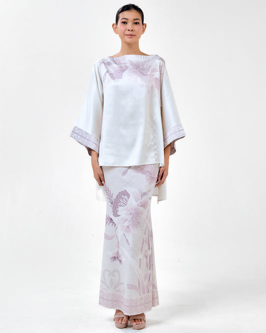 HENNY HI-LO KURUNG SET - Beige (Pre-Order)