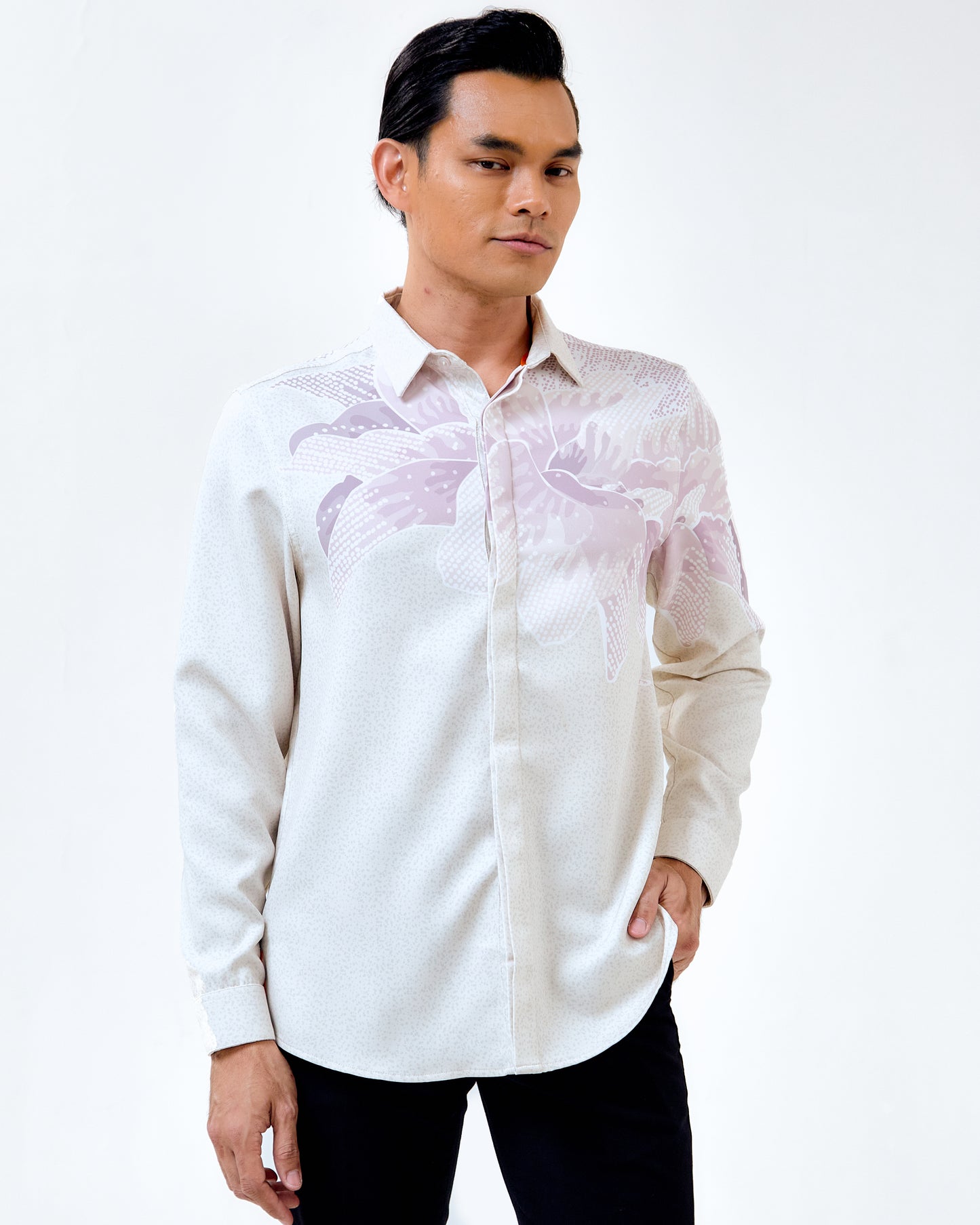 HENNY LONG SLEEVES SHIRT - Beige (Pre-Order)