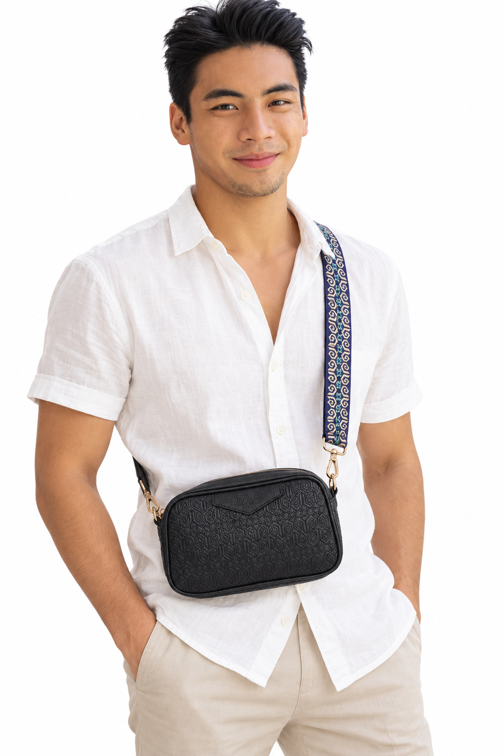 THE HERITAGE CROSSBODY BAG - LUXE BLACK (PRE-ORDER)