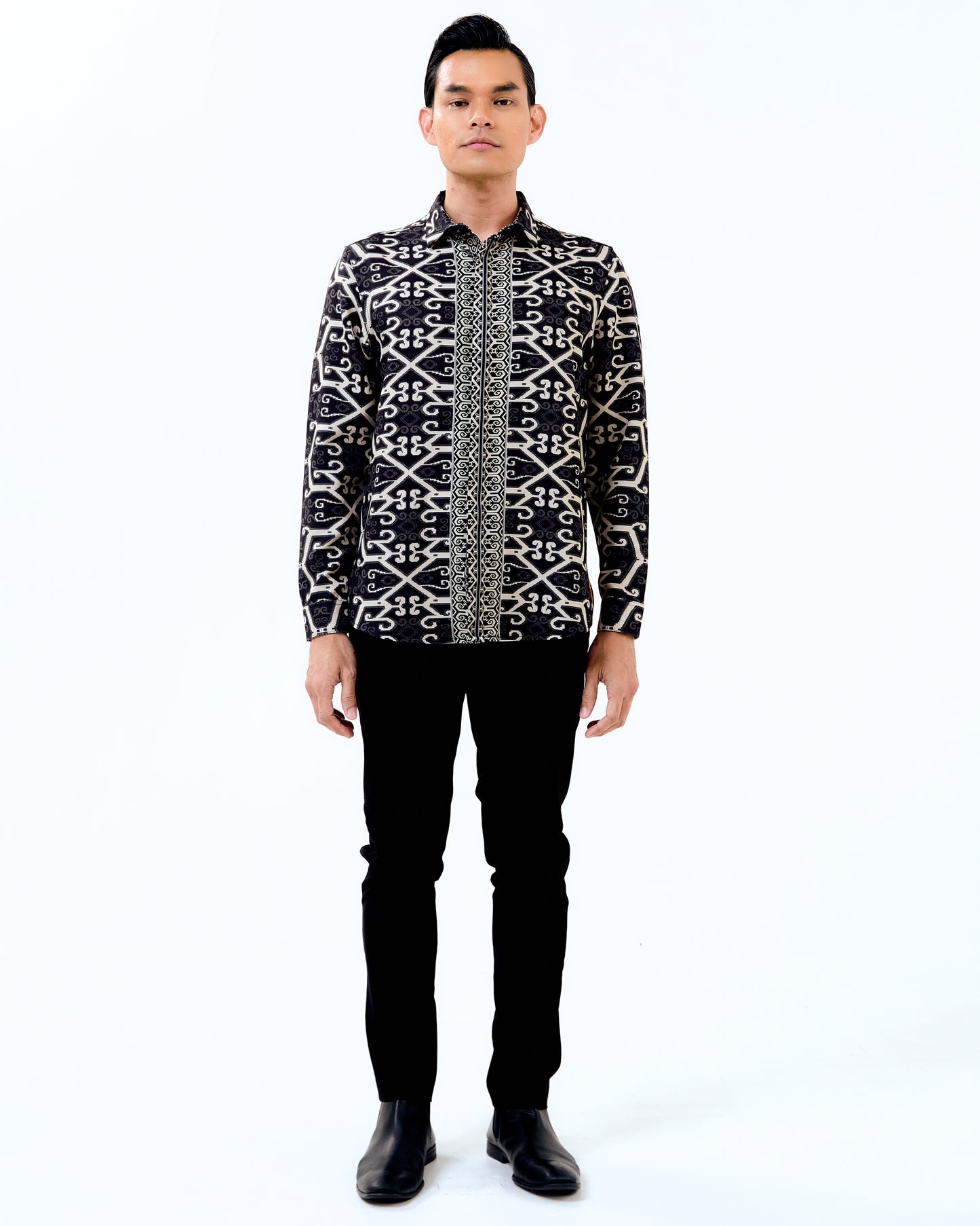 NITA LONG SLEEVES SHIRT - Black/Gold (Pre-Order)