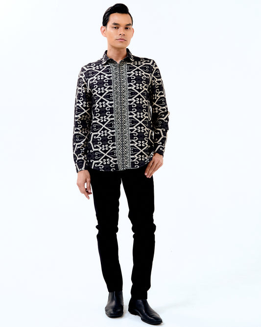 NITA LONG SLEEVES SHIRT - Black/Gold (Pre-Order)