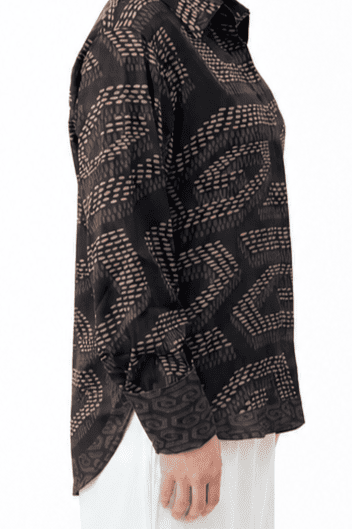 NIRA DAILY BLOUSE - BLACK