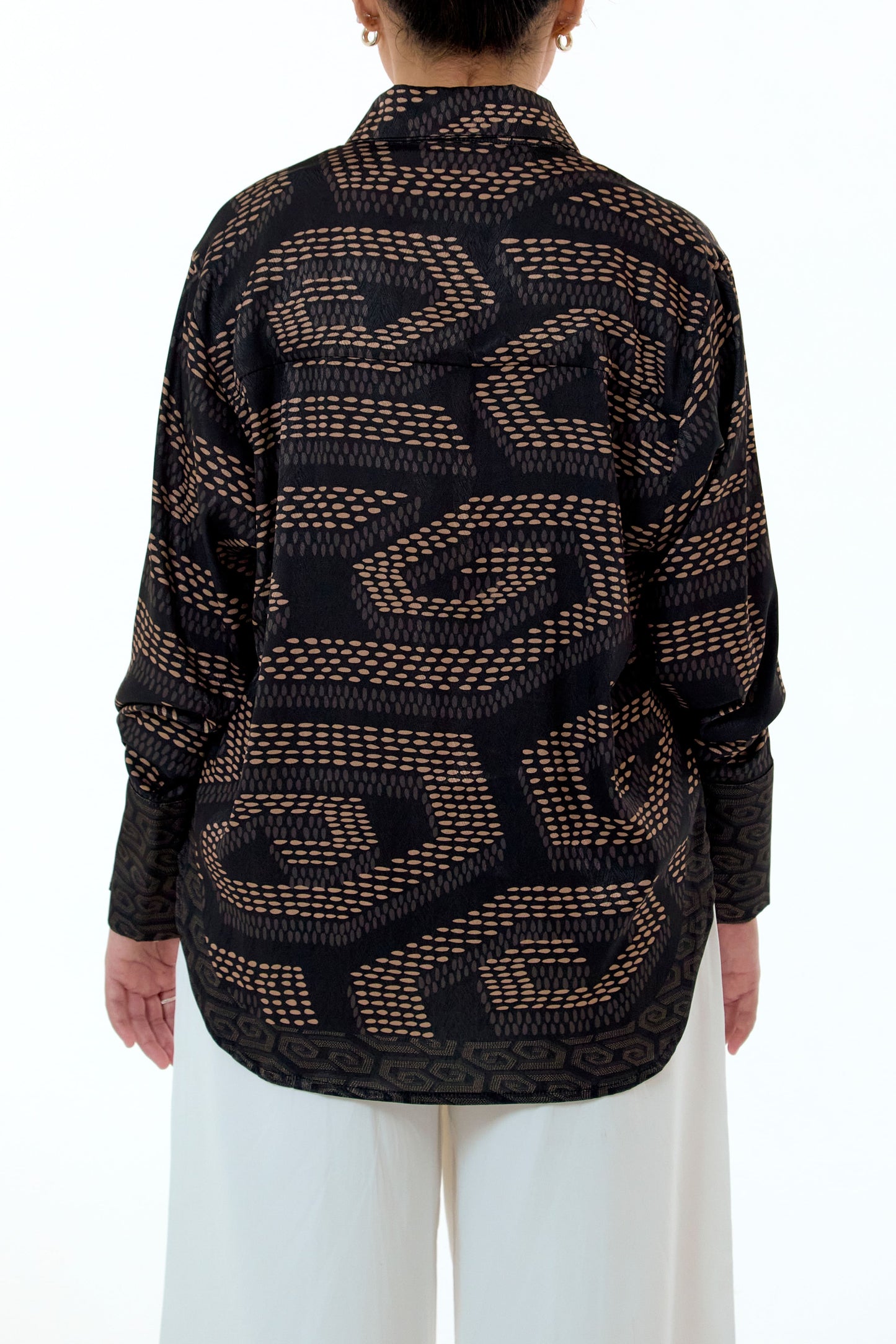 NIRA DAILY BLOUSE - BLACK