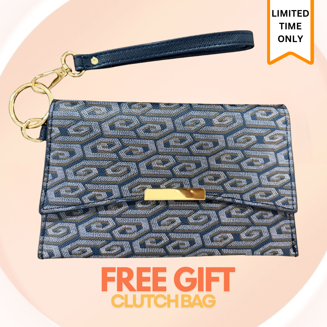 THE NIRA TOTE - SLATE BLUE