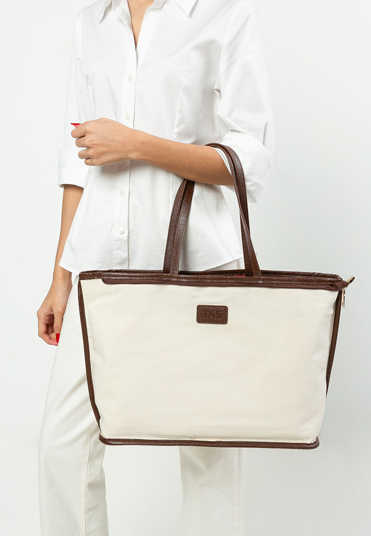 THE NIRA TOTE - DUSTY RED [REJECT]