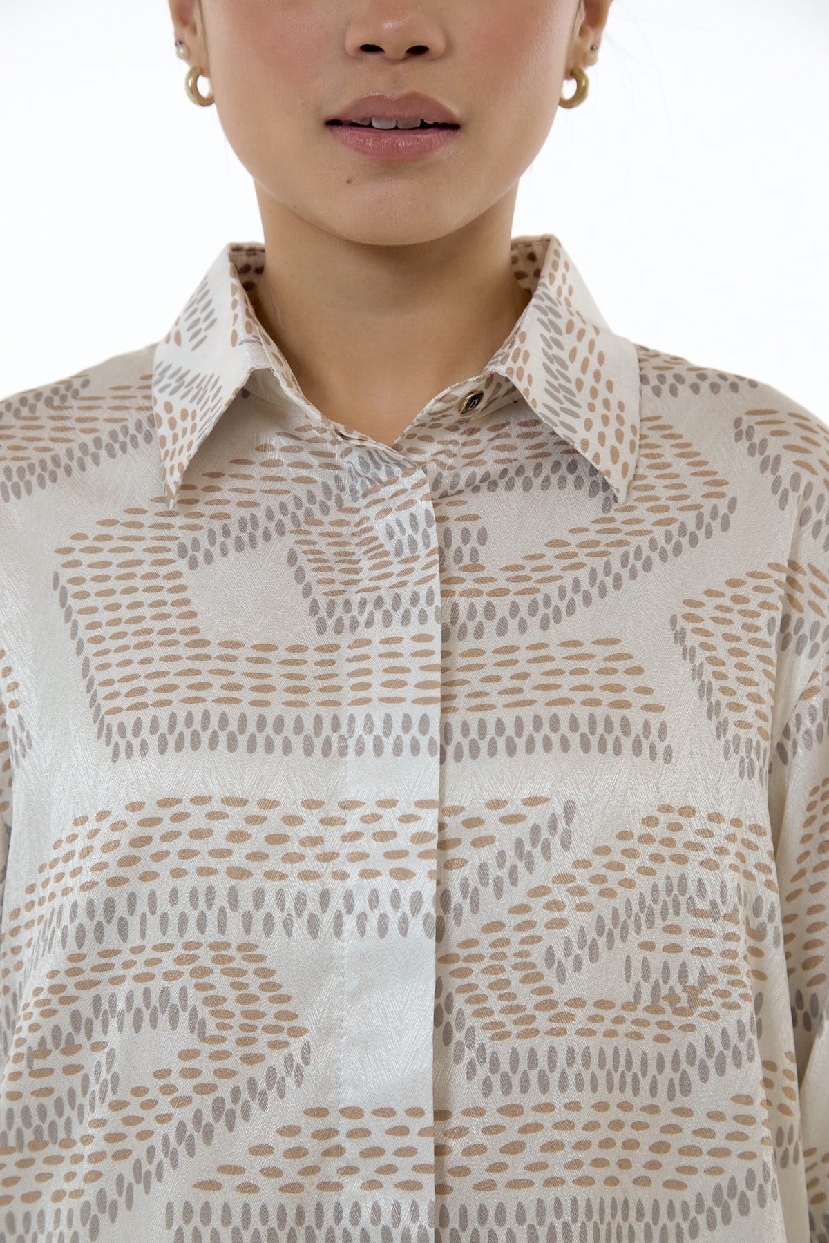 NIRA DAILY BLOUSE - BEIGE