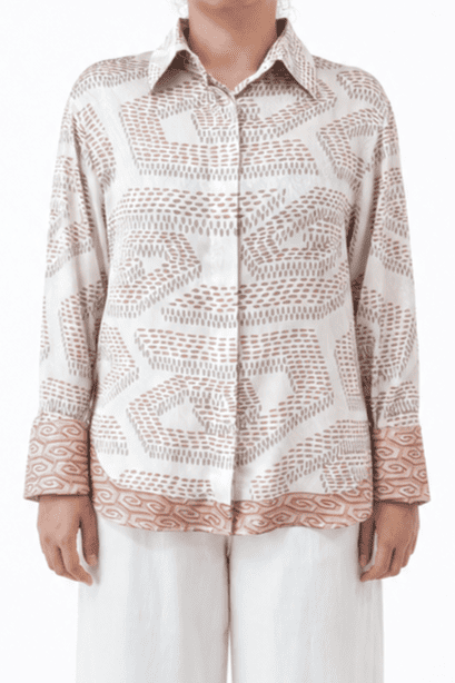 NIRA DAILY BLOUSE - BEIGE