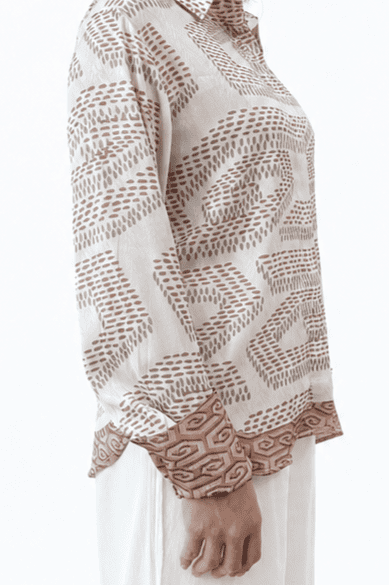 NIRA DAILY BLOUSE - BEIGE