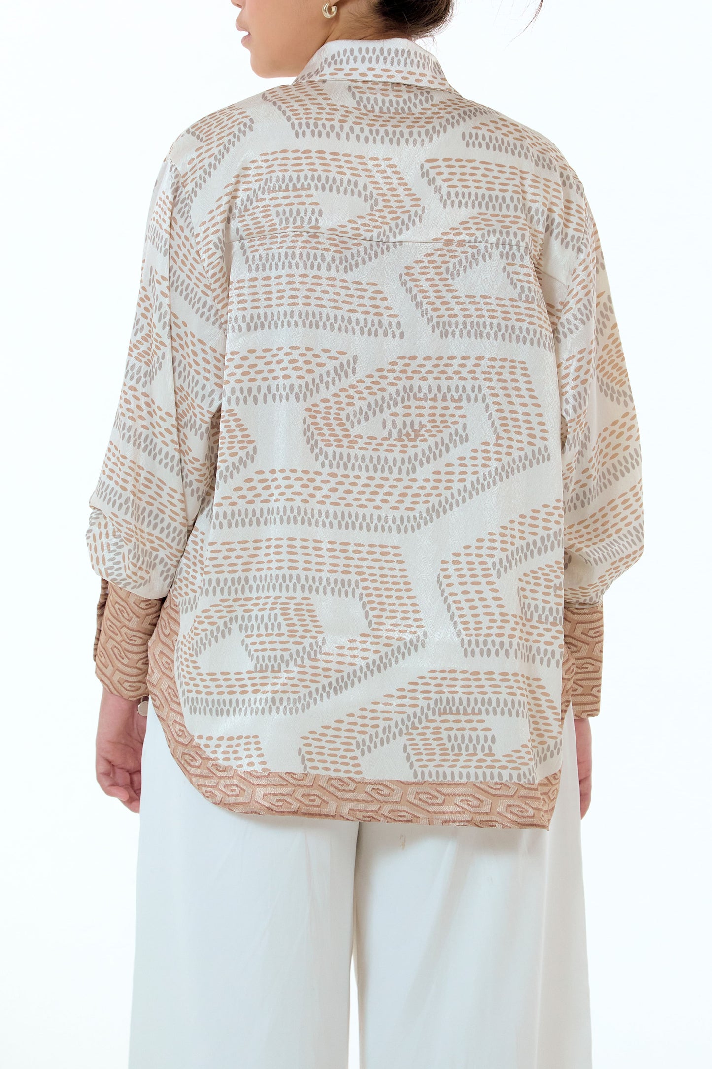 NIRA DAILY BLOUSE - BEIGE