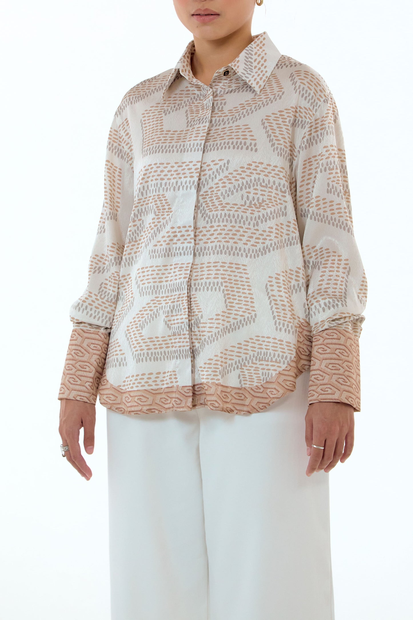 NIRA DAILY BLOUSE - BEIGE