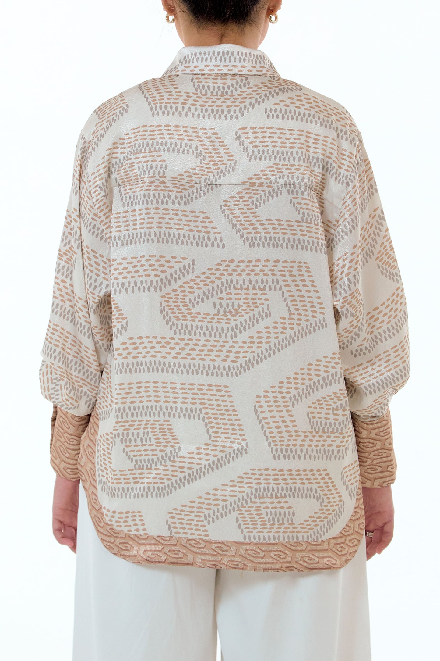 NIRA DAILY BLOUSE - BEIGE