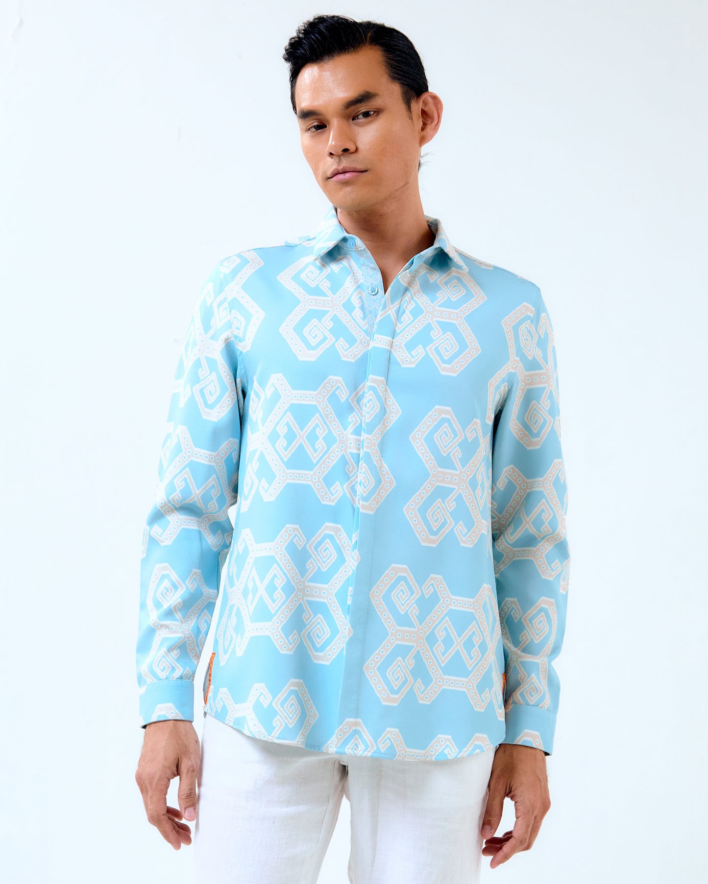 ROTAN LONG SLEEVES SHIRT - Light Blue (Pre-Order)