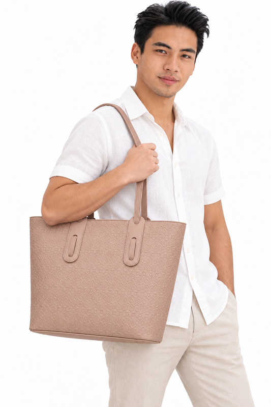 THE HERITAGE TOTE - PASTEL CLAY (PRE-ORDER)