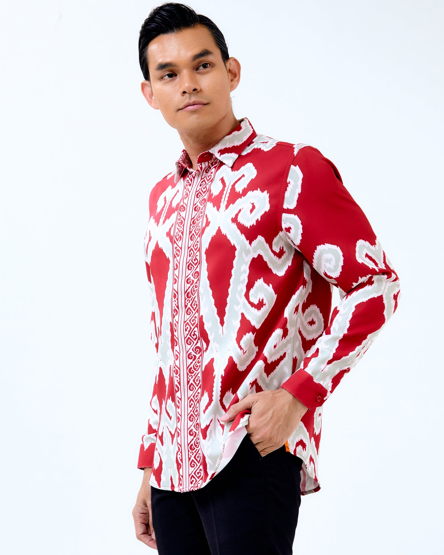 SANDY LONG SLEEVES SHIRT - Red (Pre-Order)