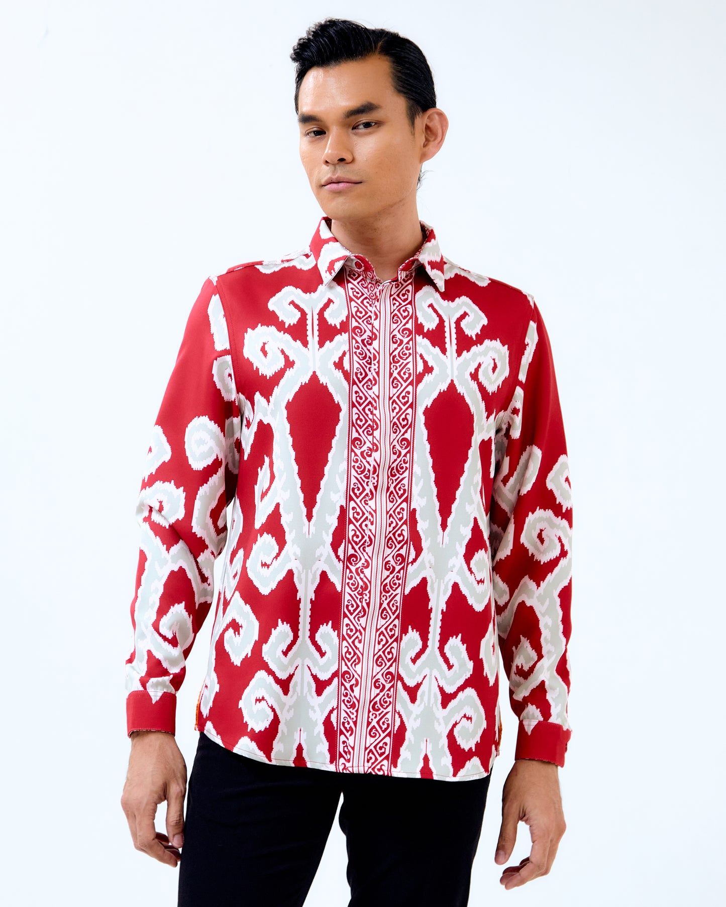SANDY LONG SLEEVES SHIRT - Red (Pre-Order)