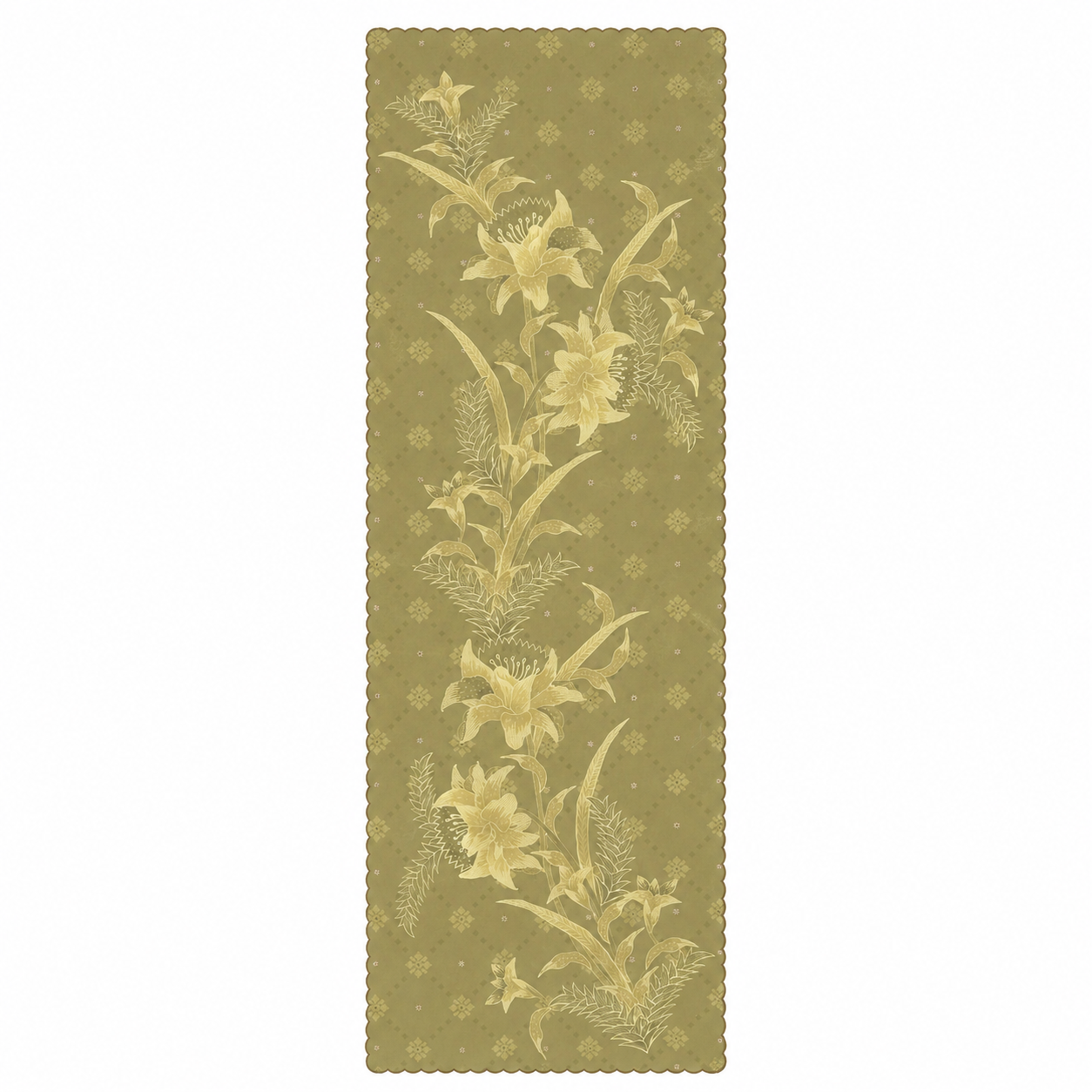 Seri Selendang Floral (Crystal)- Gold